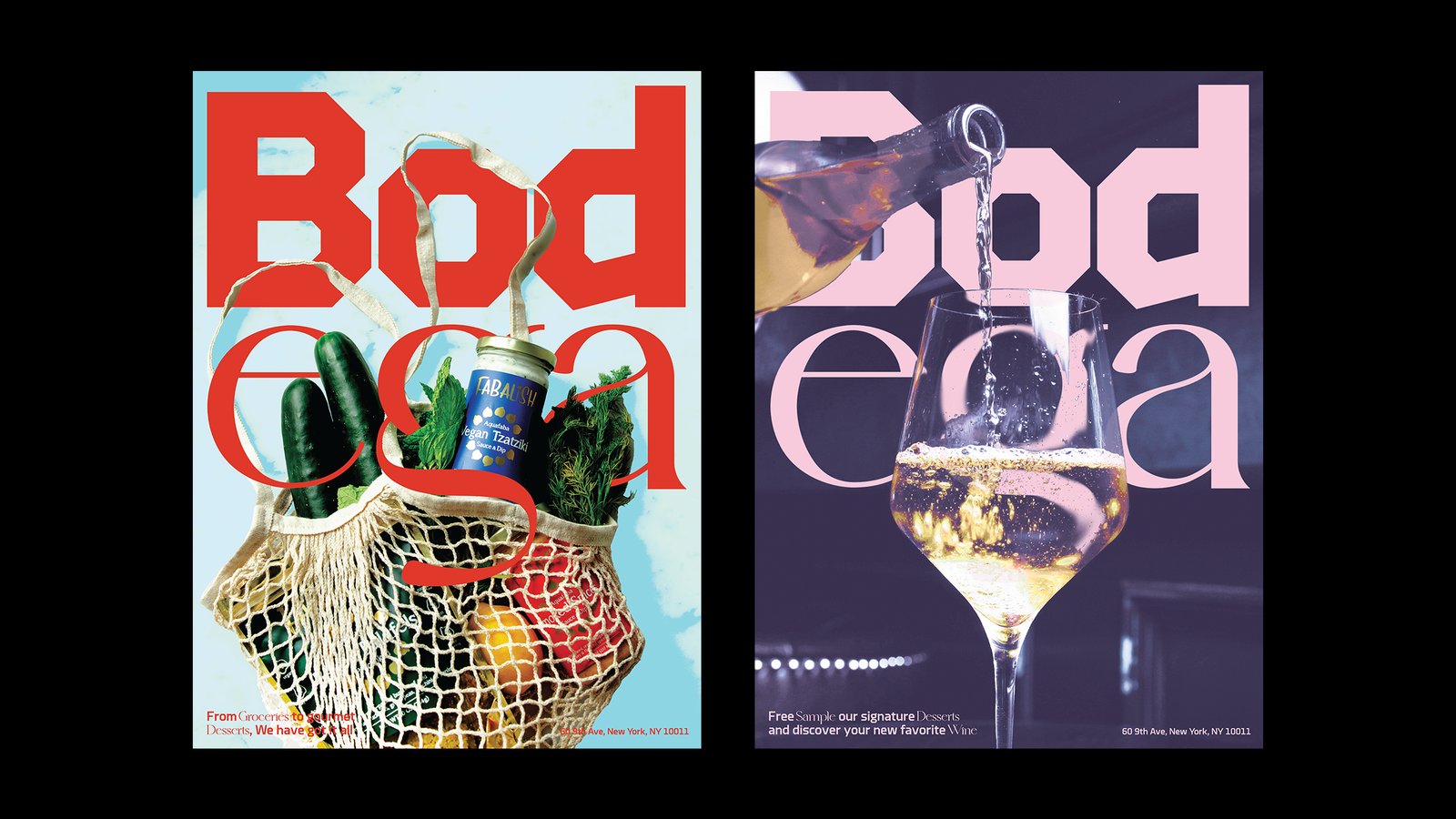 Bodega brand identity poster design daytime logo