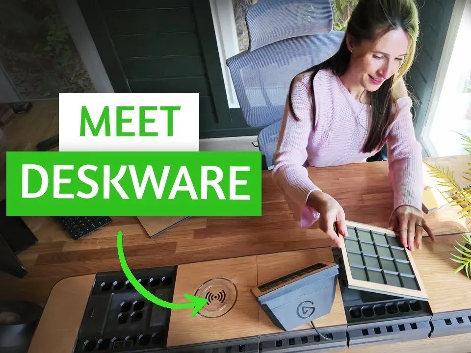 3D printed desk accessories - Deskware modular desk system components