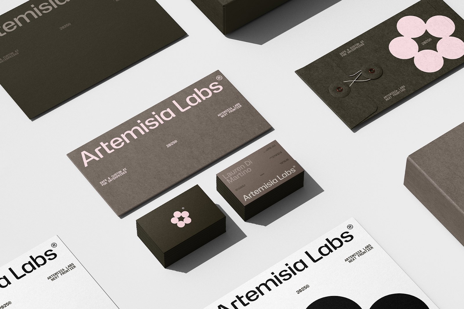 Artemisia Labs AI branding identity by ROCHA Branding