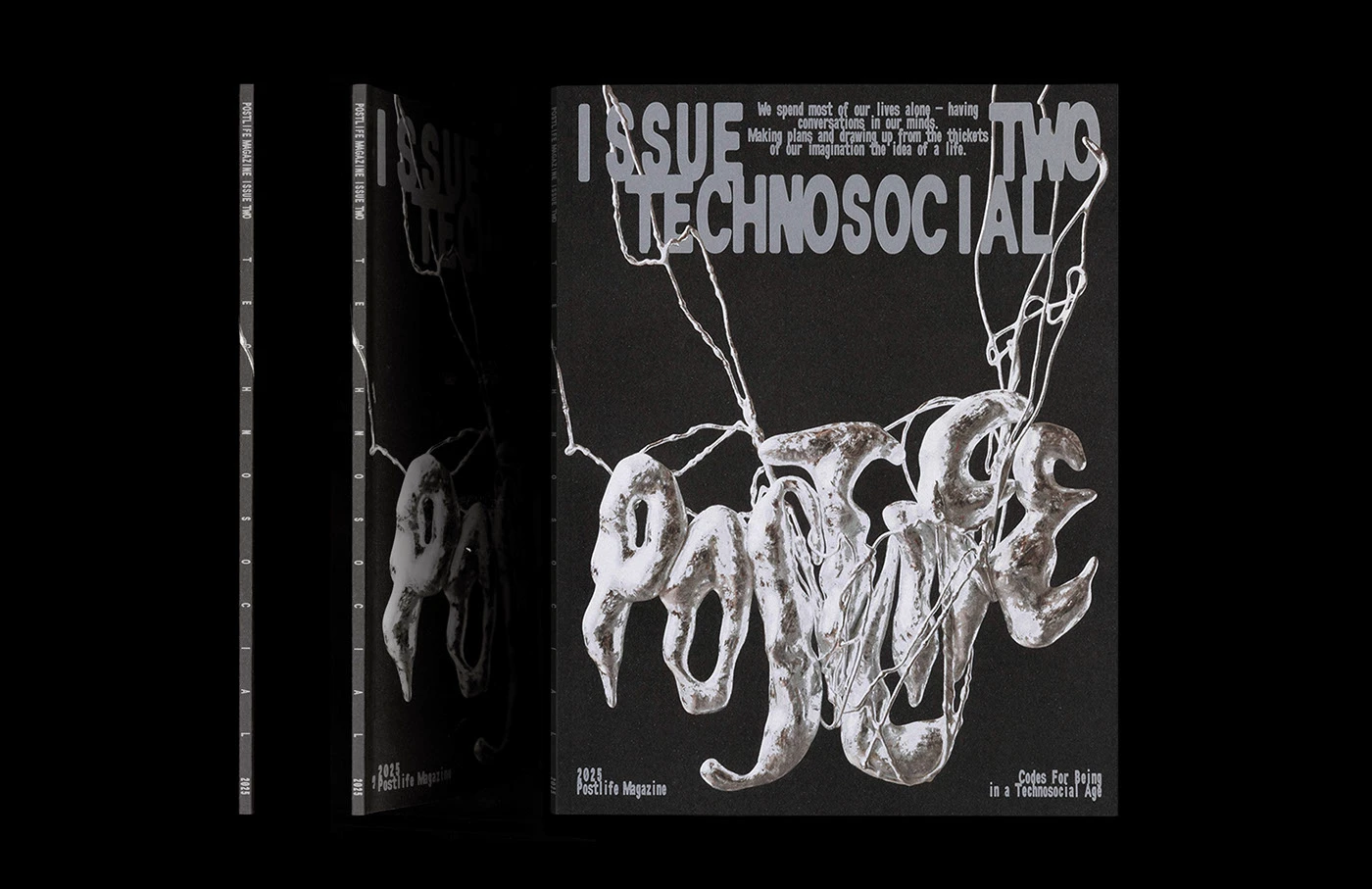 Postlife Magazine Issue Two editorial design spread layout