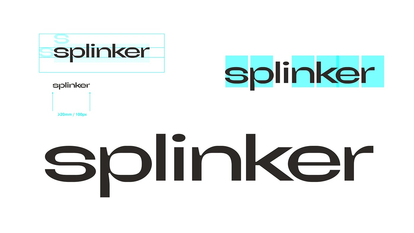 Splinker ID sports branding identity design
