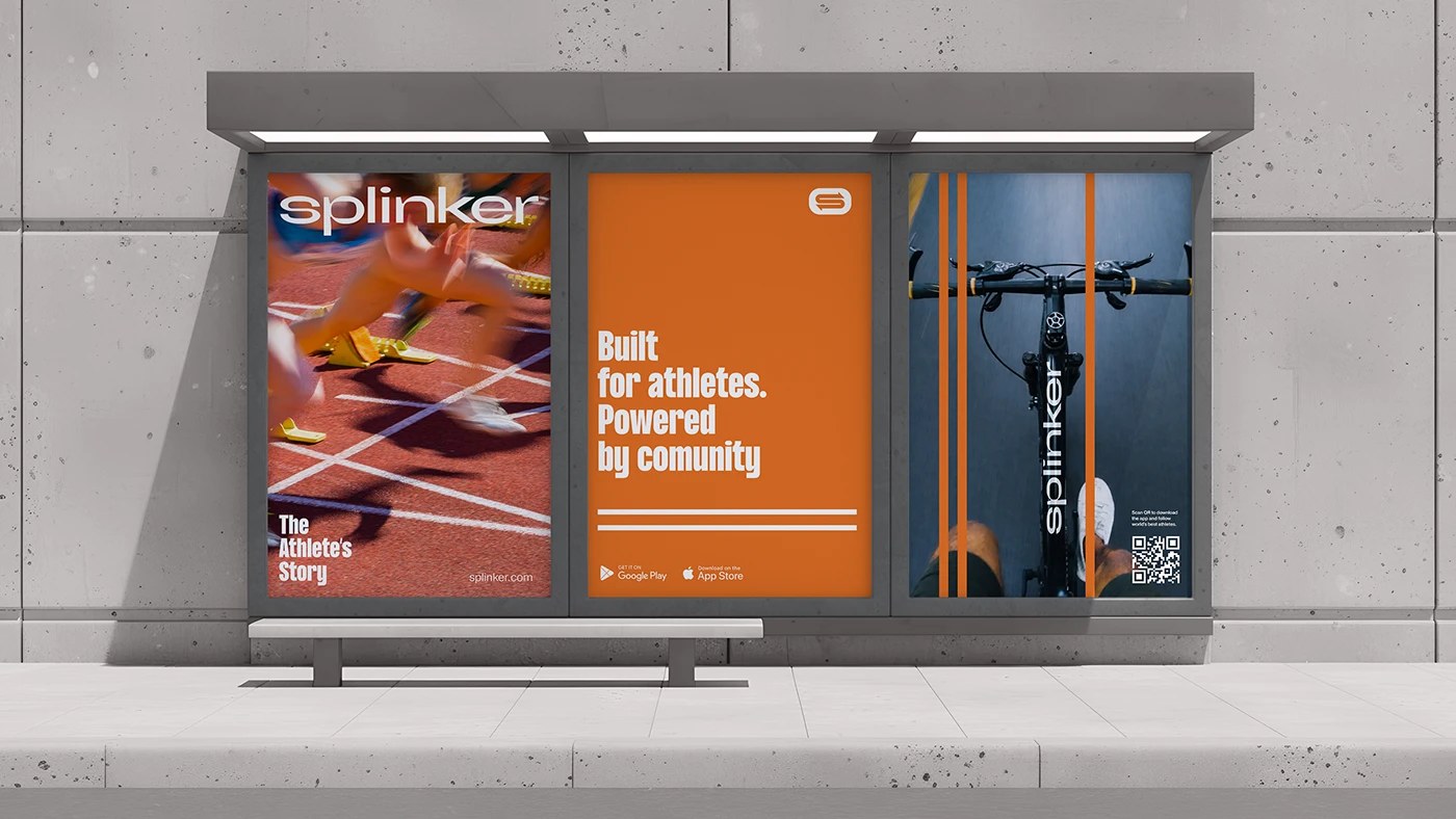 Splinker ID sports branding identity design