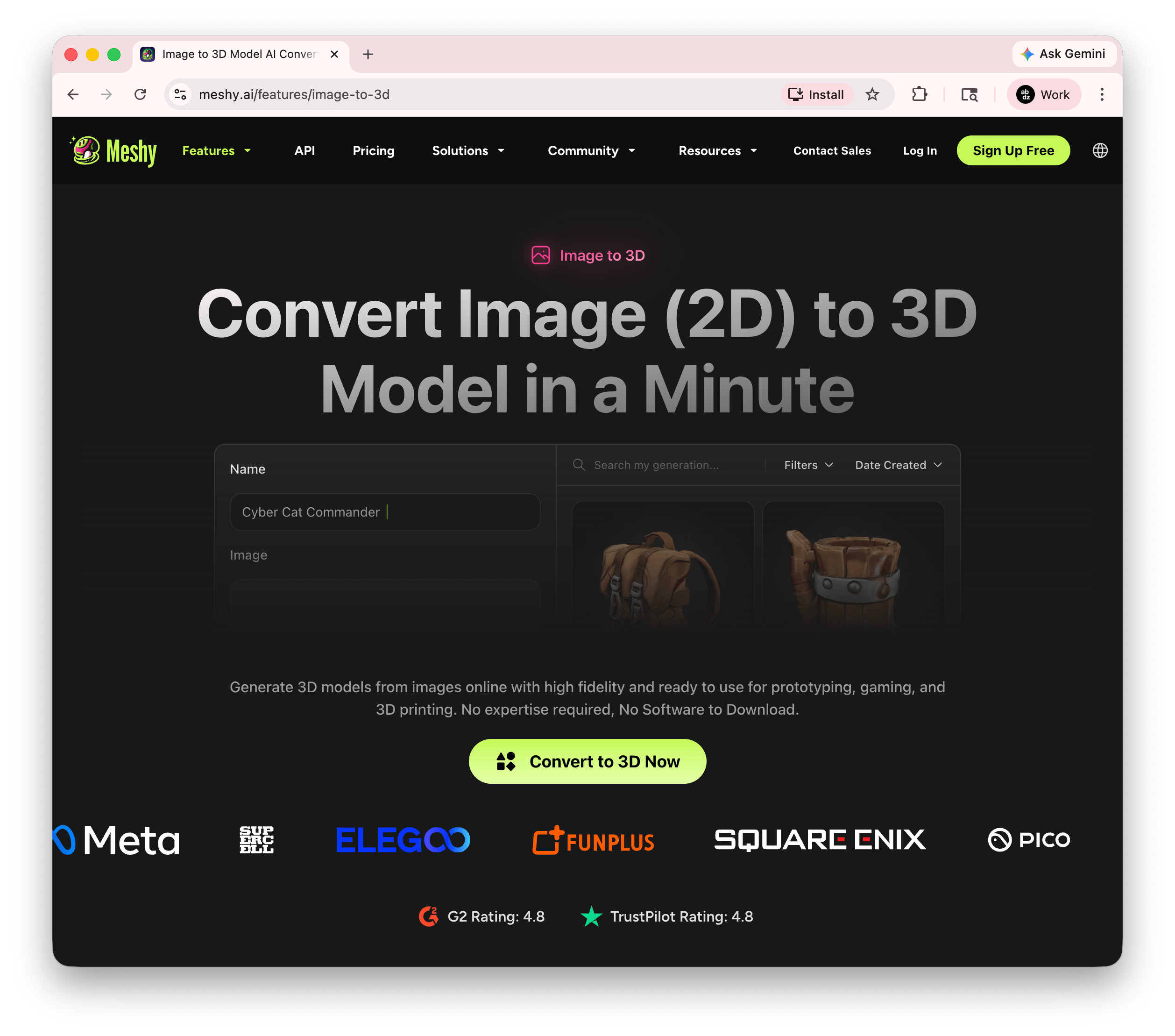 Meshy-6 AI Image to 3D Now Live on MakerWorld