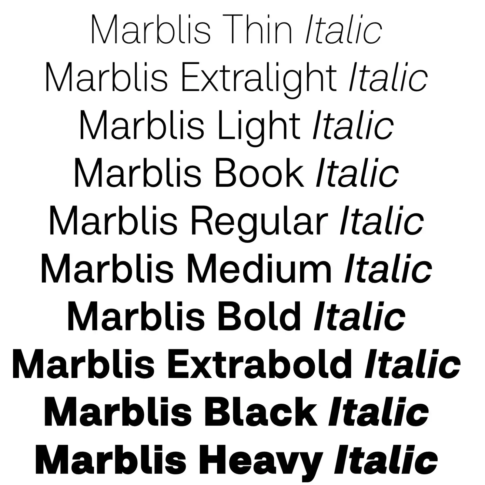 Marblis Typeface: The Grotesque That’s Anything But Grotesque