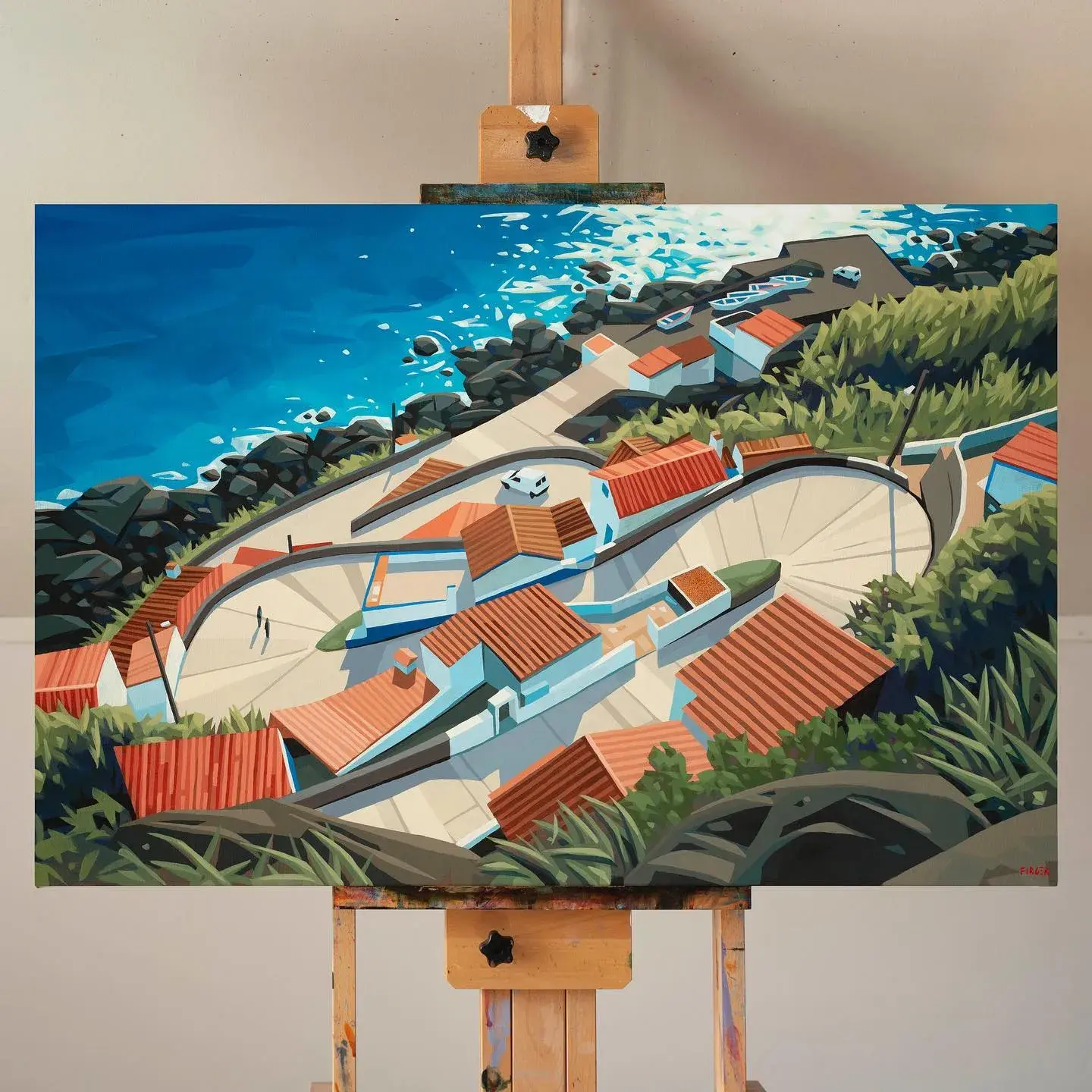 Painting by Chris Firger