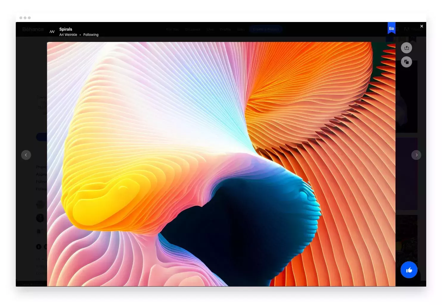 New Year, New Behance Profile and Project Page