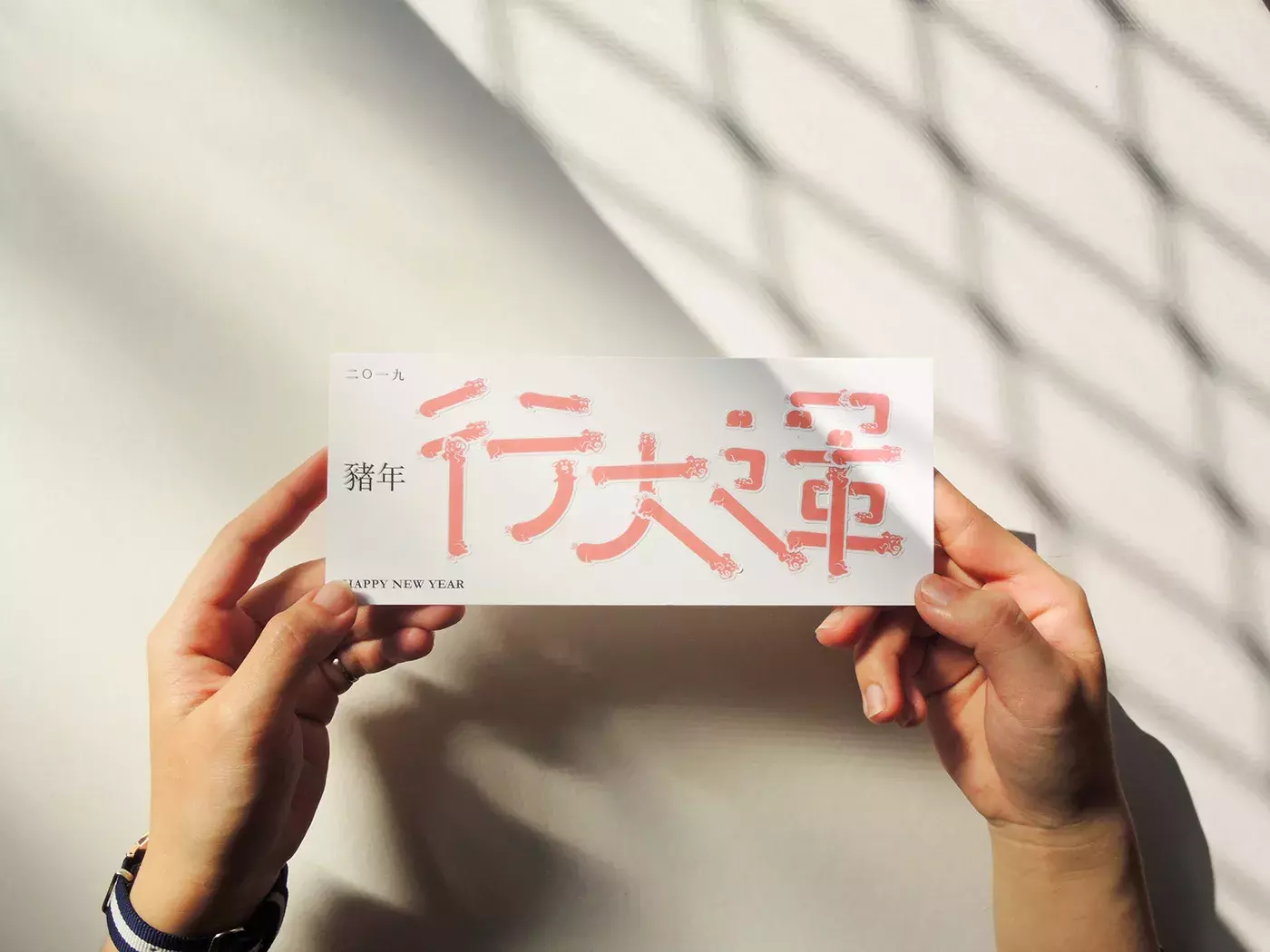 Happy 2019 Chinese New Year Card by Bouzen Lin