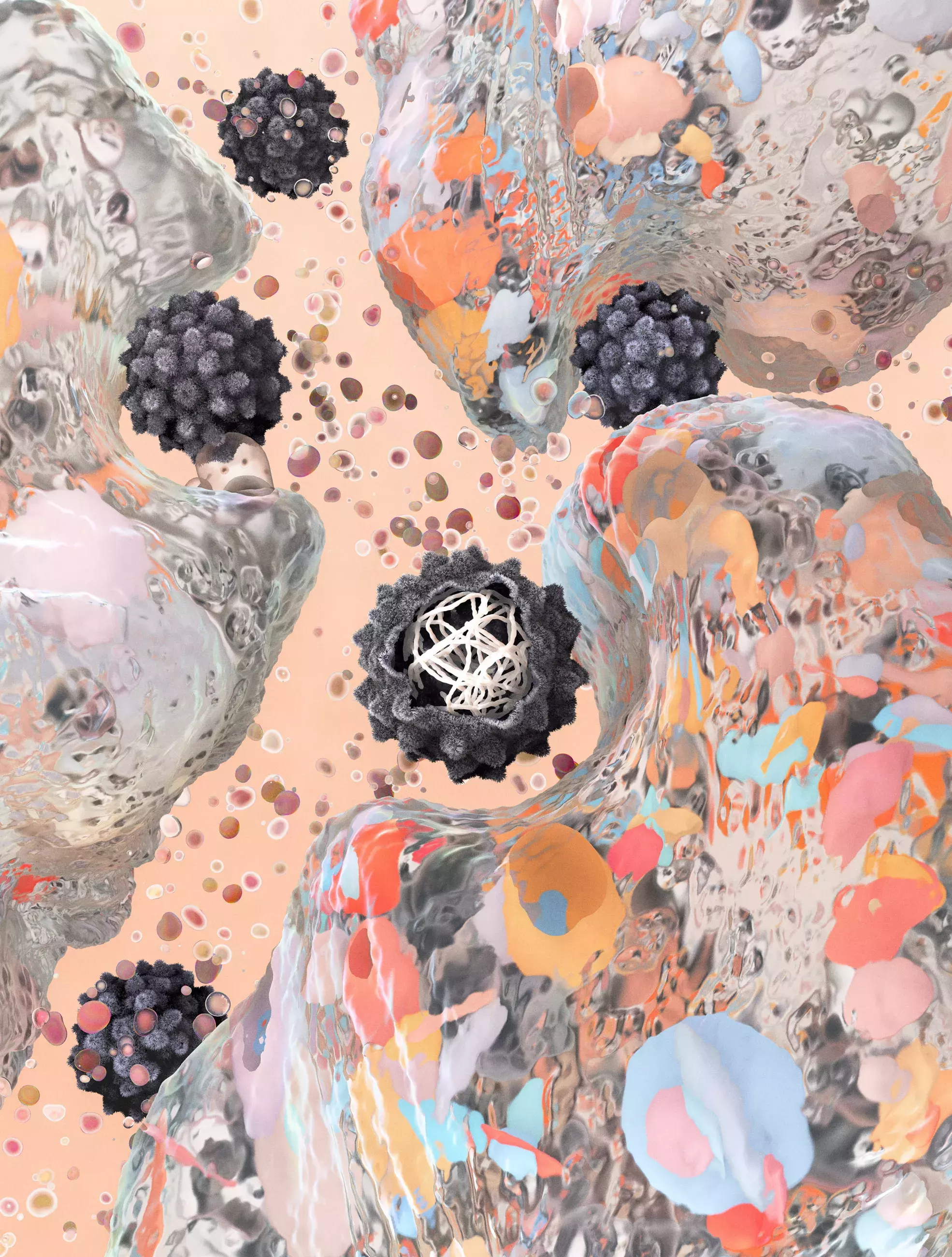 Scientific Illustrations for the Hemaware Magazine