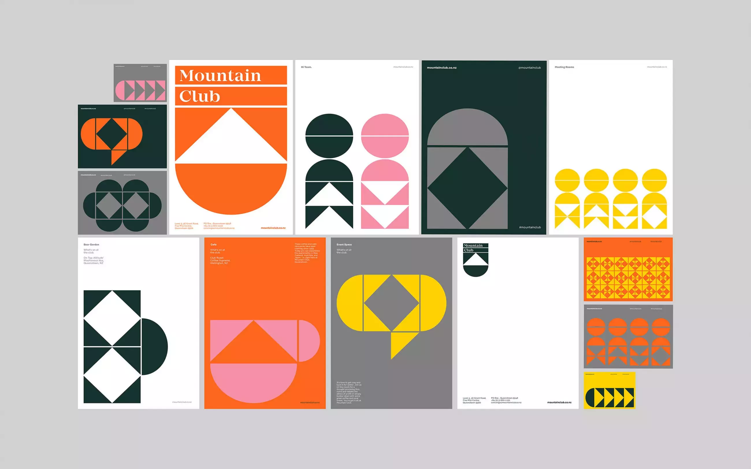 Mountain Club Branding and Visual Identity