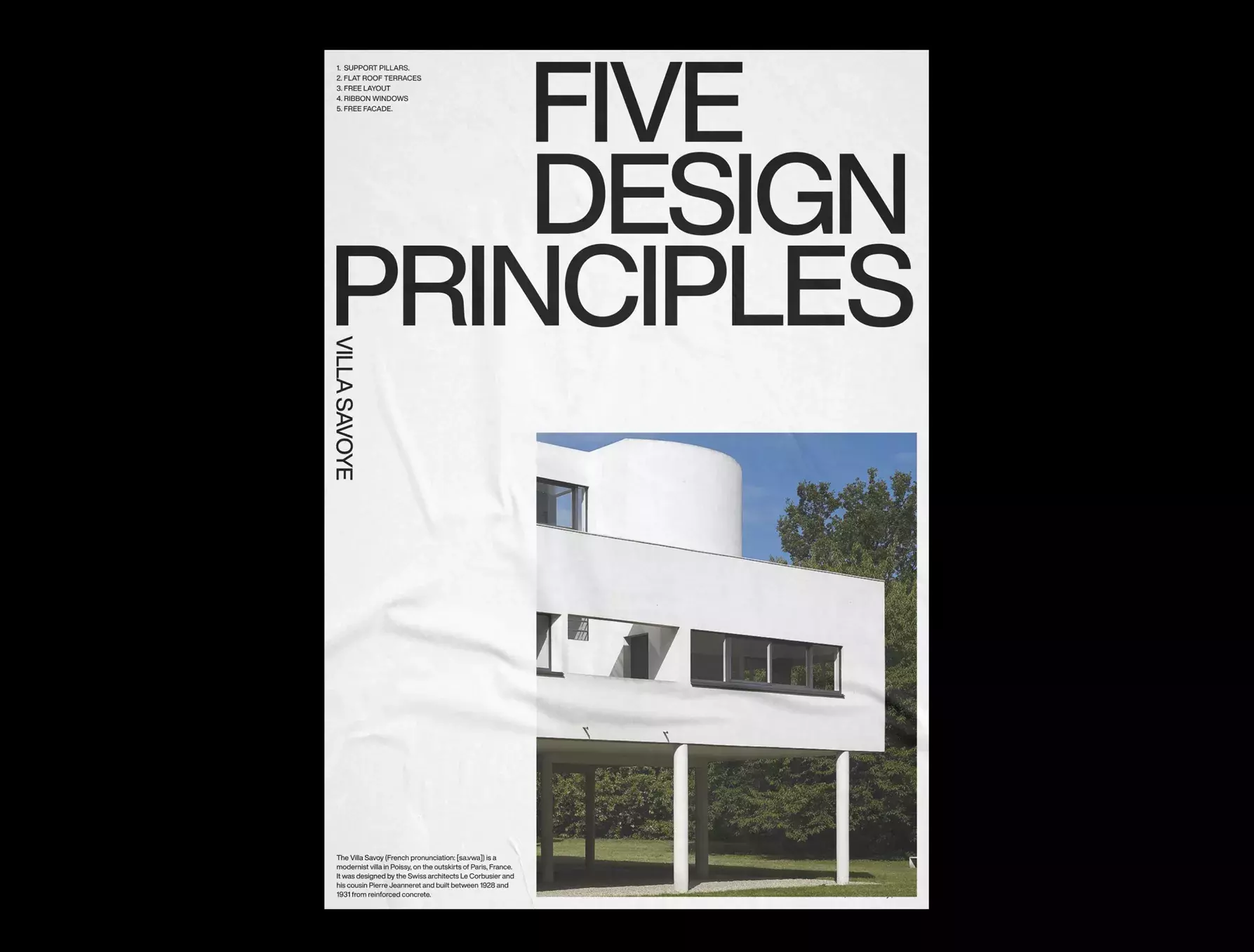 Web Design Concept Inspired by Le Corbusier