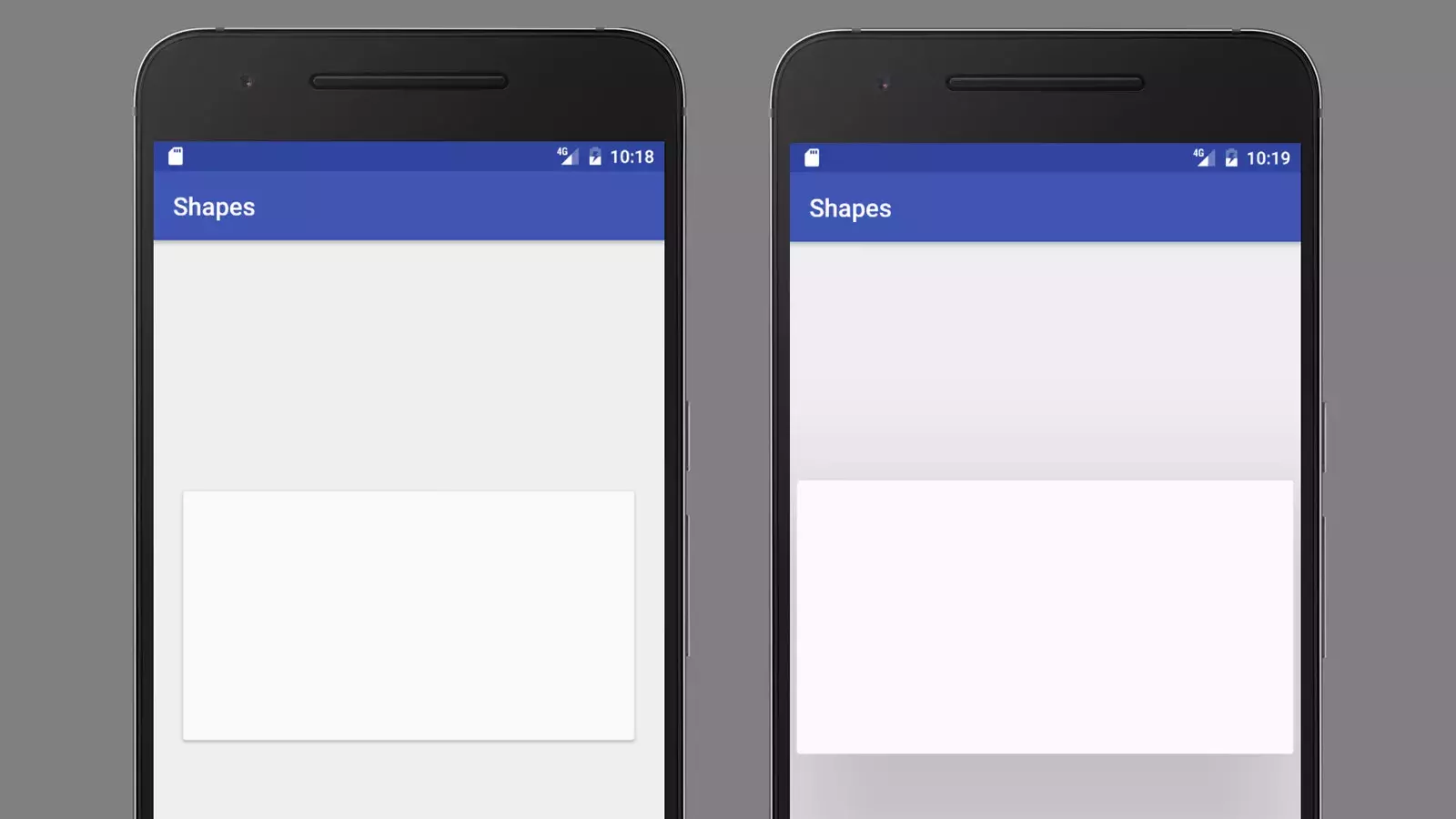 Android Native Prototyping - Shapes and Click Event