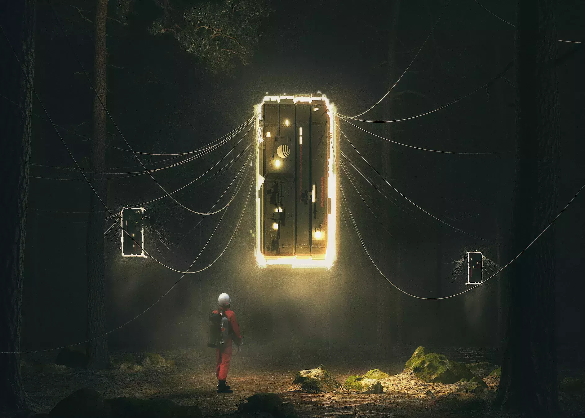 Eerie Futuristic Digital Art by Cristian Chierici