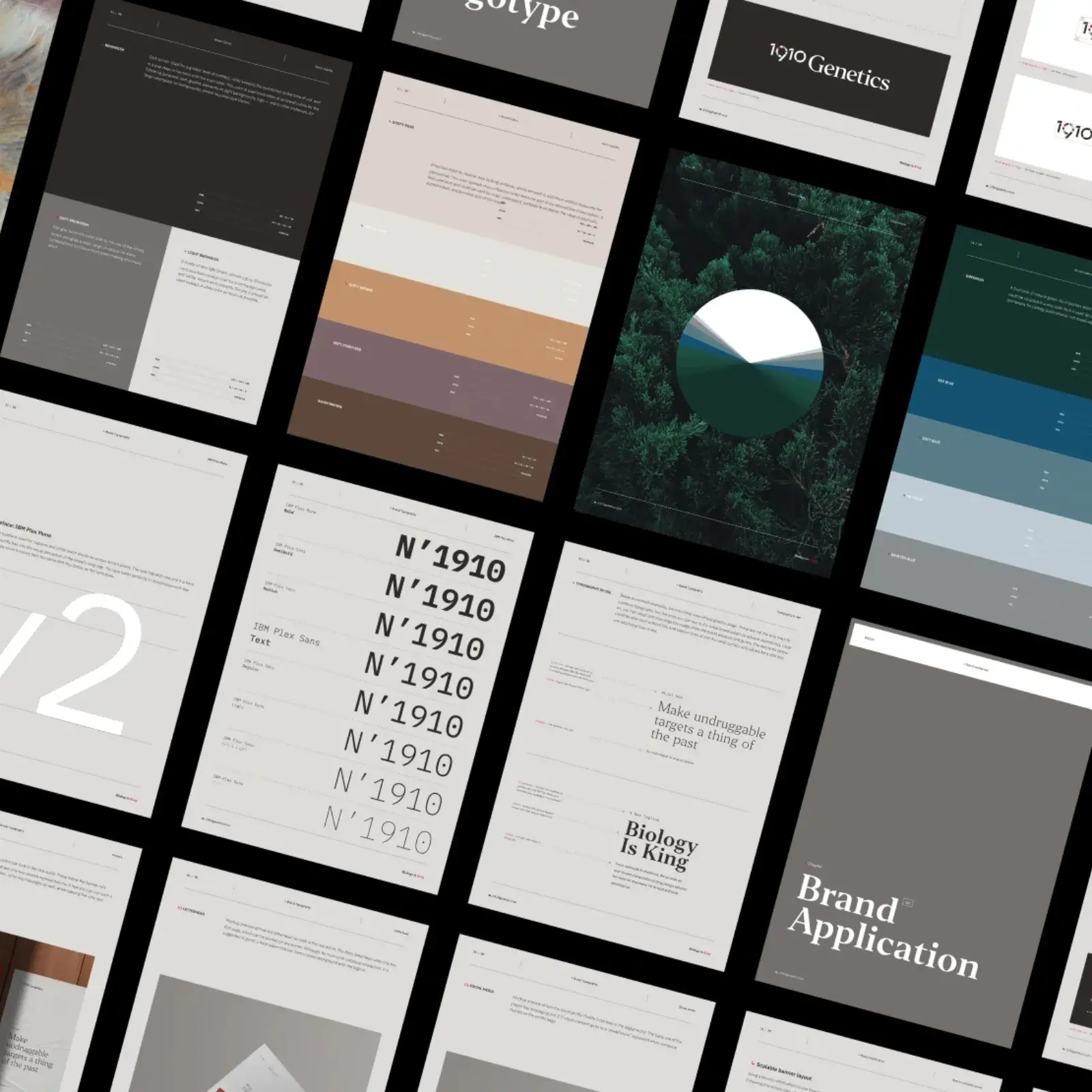 1910 Genetics: Strong Biotech Branding and Visual Identity