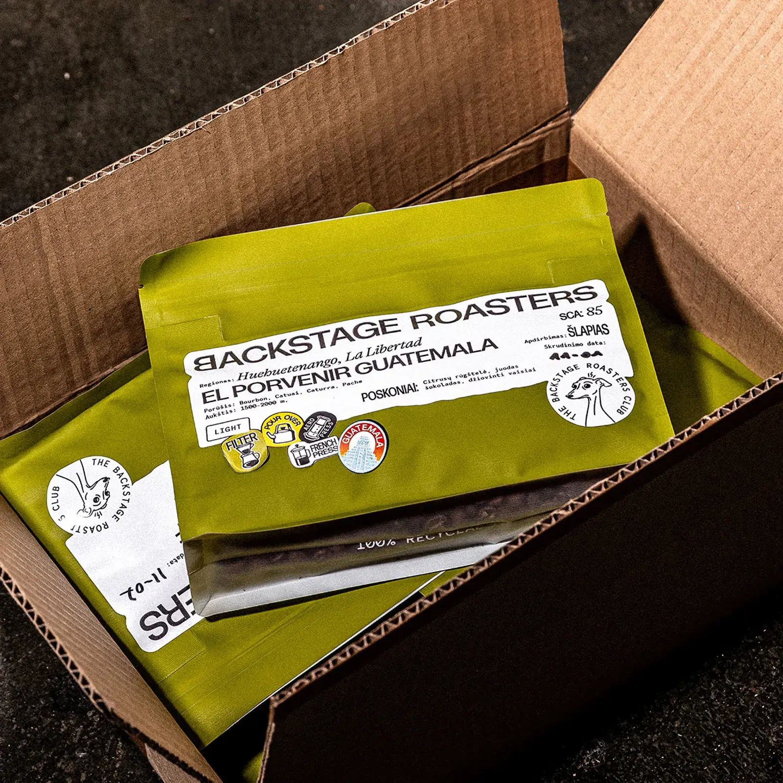 Backstage Roasters: Crafting an Explorer's Visual Identity