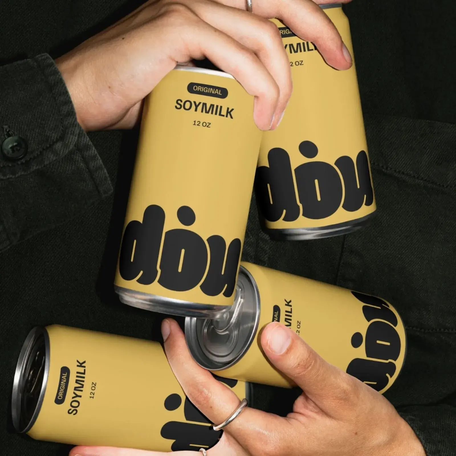 Dou Soymilk: Bold & Minimal Branding and Packaging Design