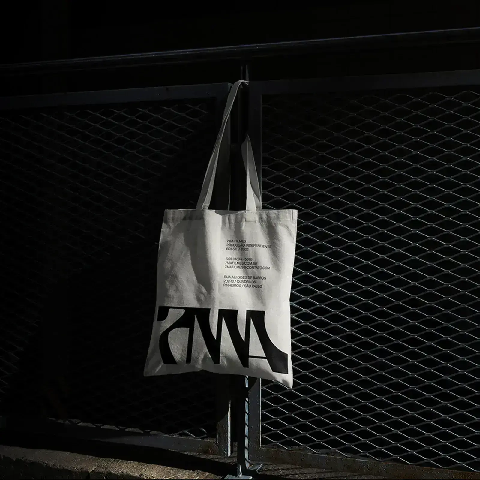 7MA Filmes film branding custom logotype identity system