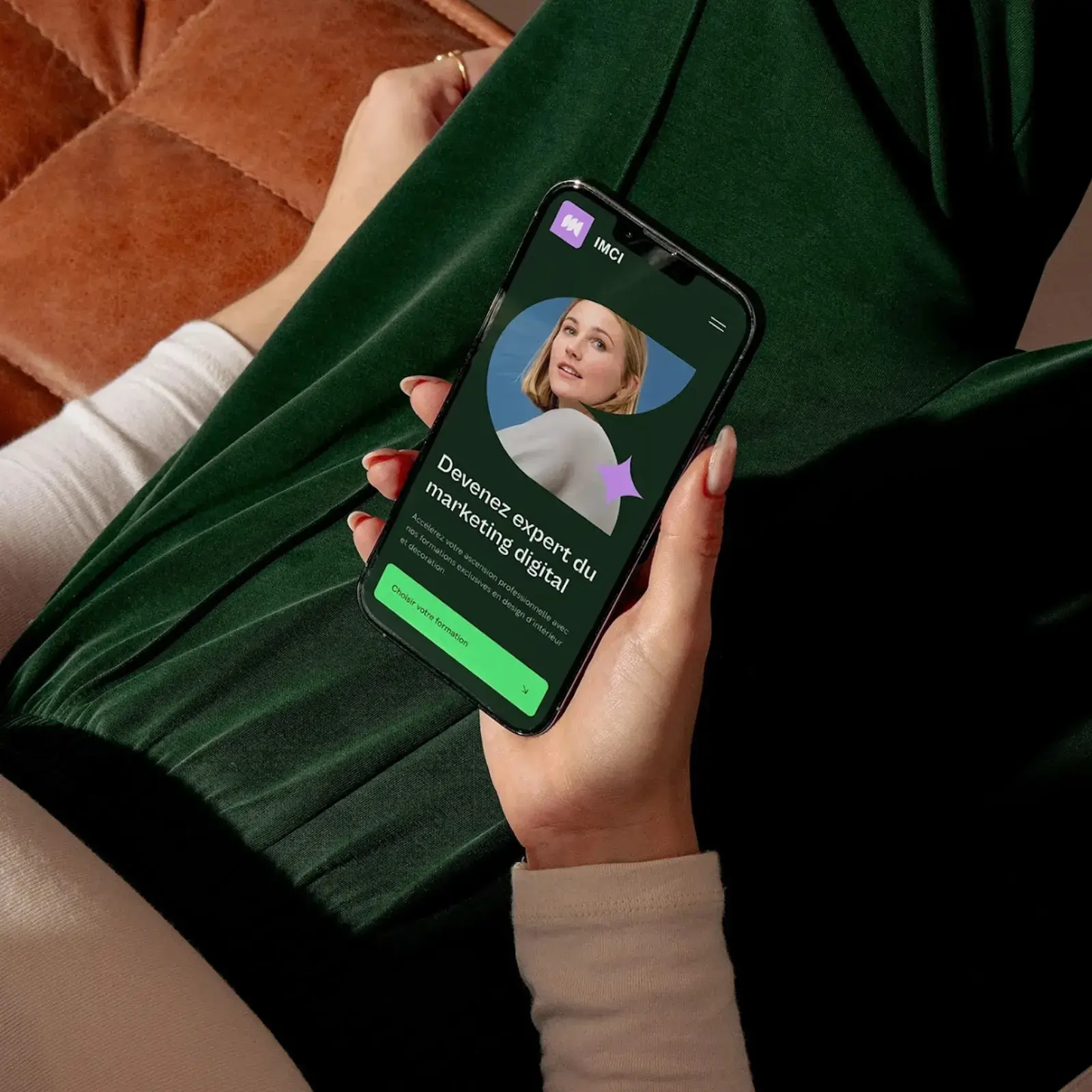 Crafting Digital Visual Identity: The IMCI Branding