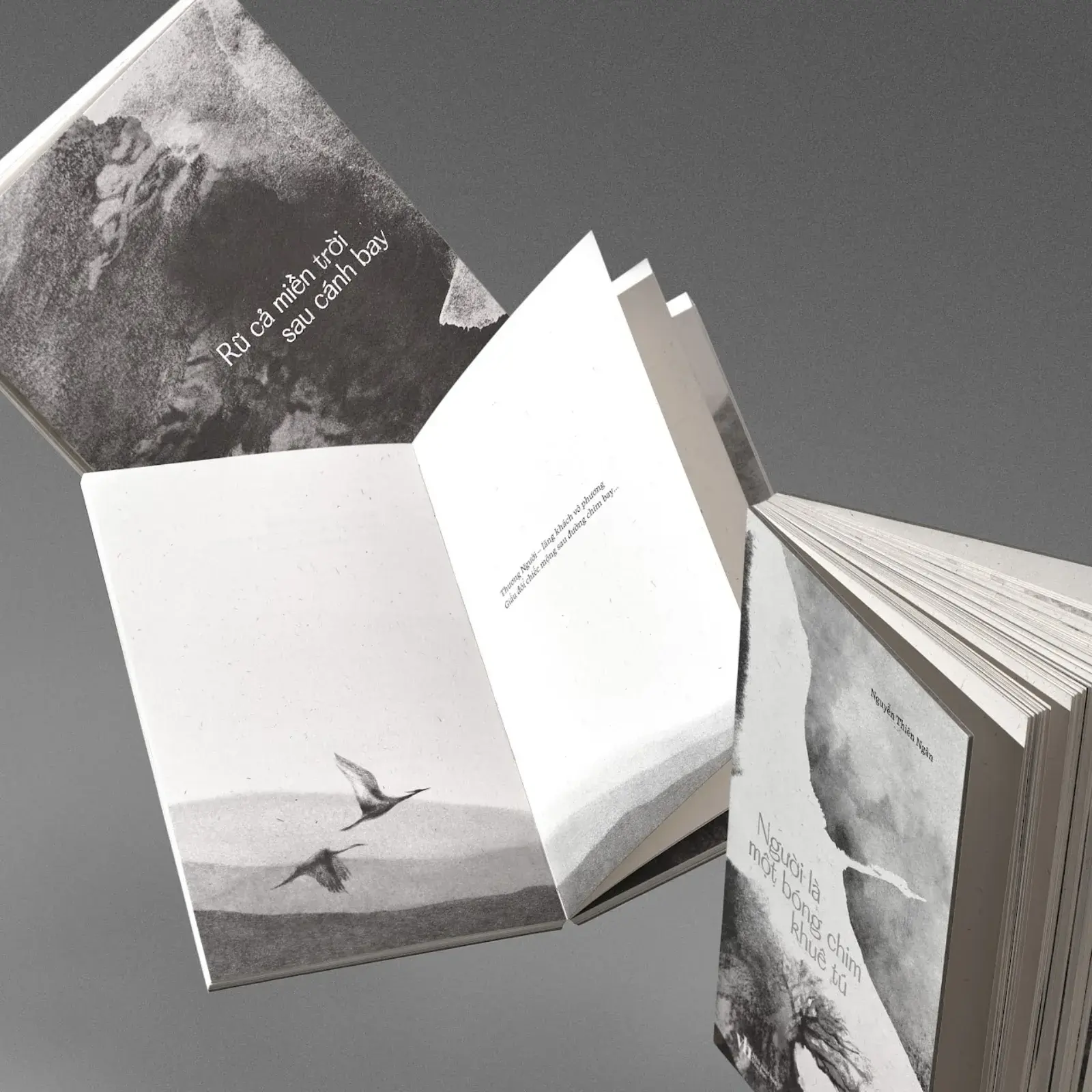 The Silhouette of a Noble Crane: Poetry Meets Editorial Design