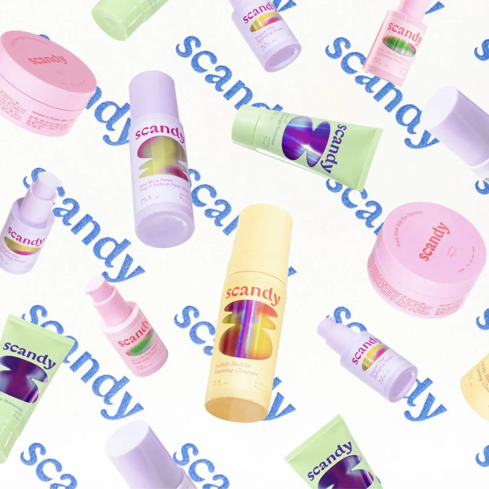 Sweet Scandy Skincare Branding and Packaging Design
