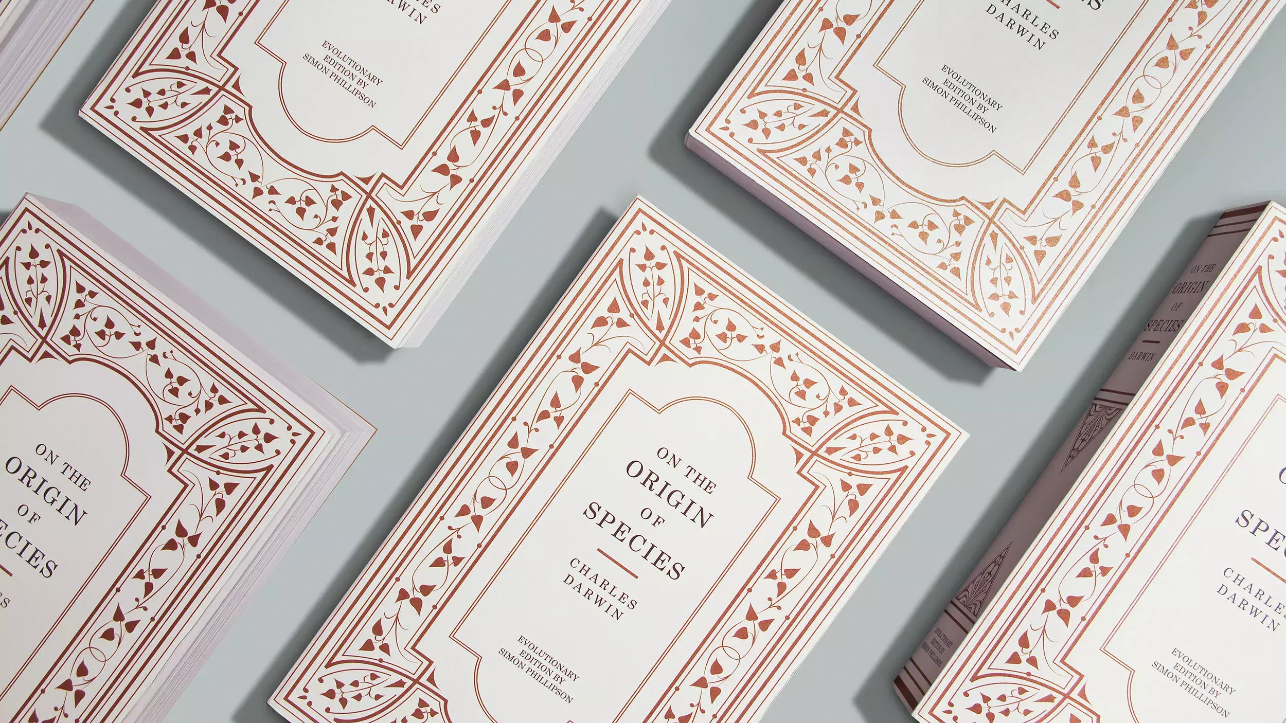 Typographic inspired edition of On the Origin of Species by Charles Darwin