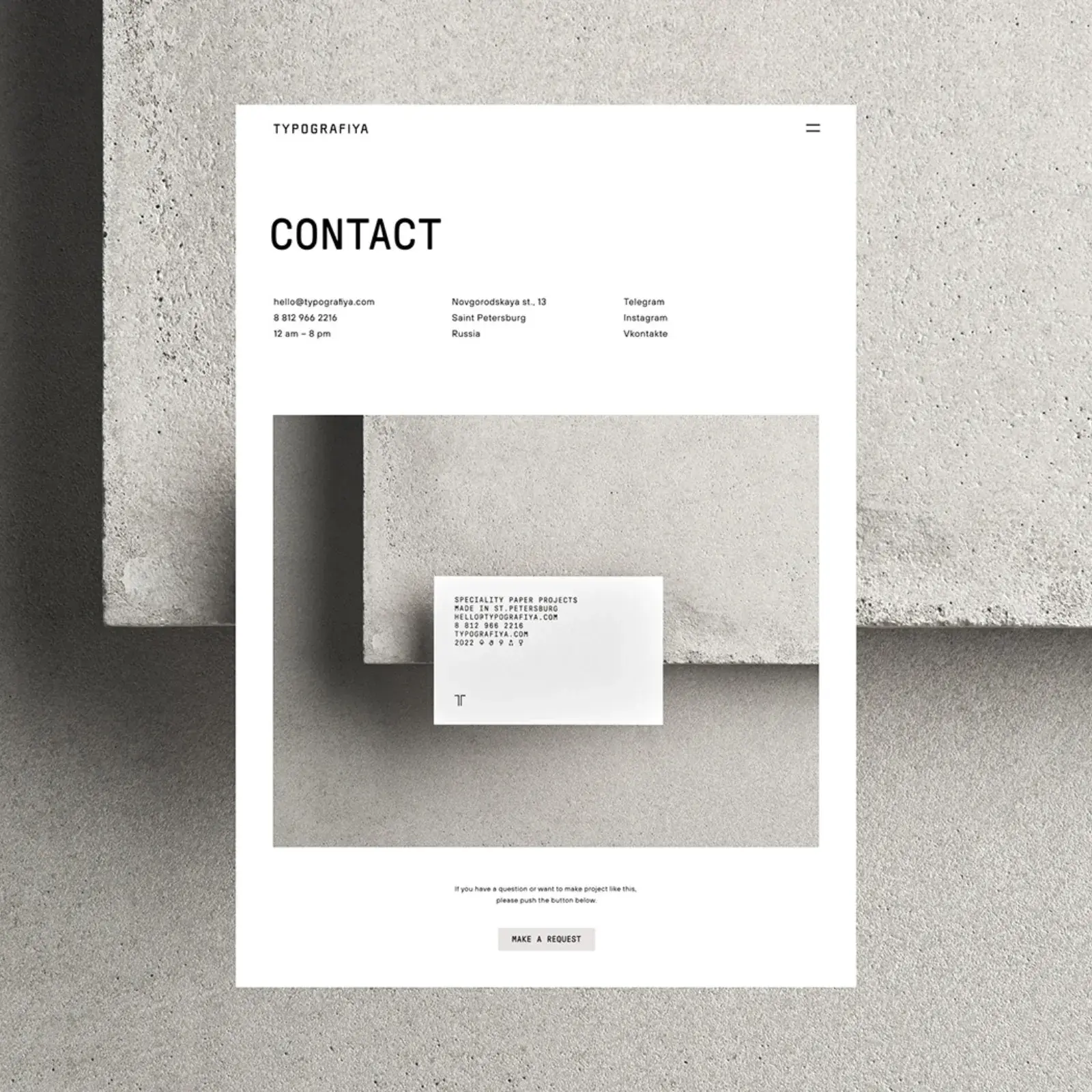 Typografiya: Where the Art of Printmaking Meets Web Design