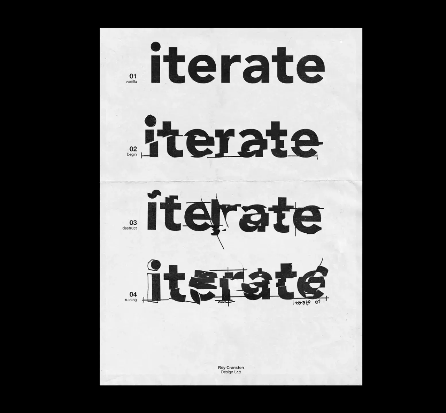 Typography Inspiration by Roy Cranston