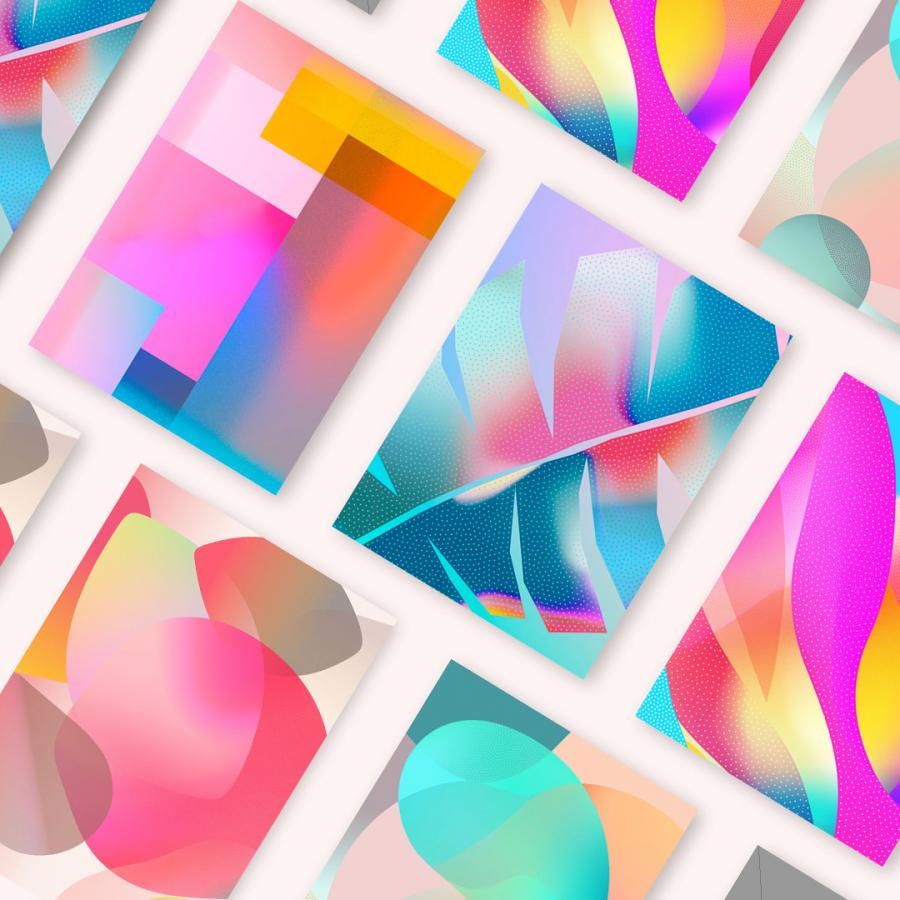 Super Fresh and Colorful Patterns by Atelier Irradié