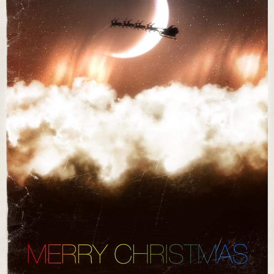 Beautiful Fluffy Clouds in Photoshop - Christmas Tutorial