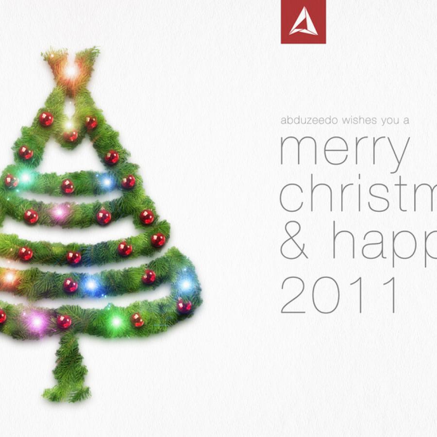 Xmas Tree Typography in Photoshop
