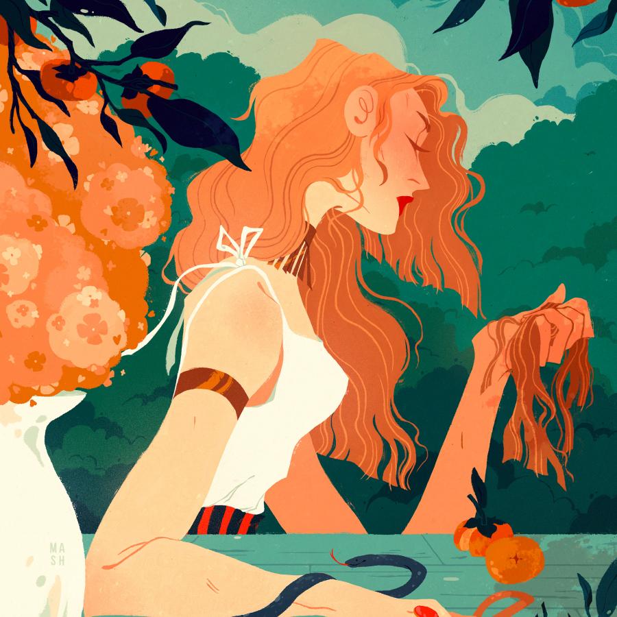 Virago-Inspired Illustrations by Samantha Mash