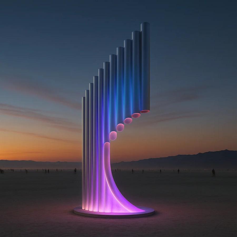 Flute from the Future: Moldova’s Interactive Sculpture Heads to Burning Man 2025