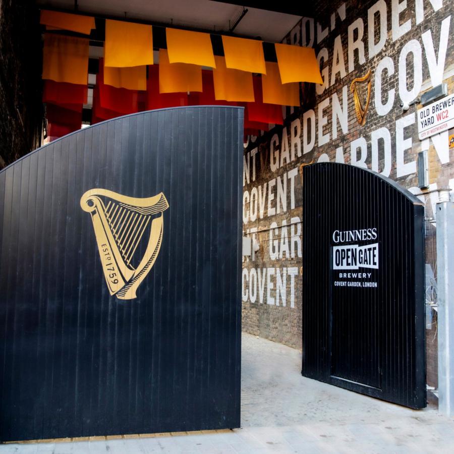 Dalziel & Pow Designs a Distinctly Guinness Wayfinding System for London’s New Open Gate Brewery