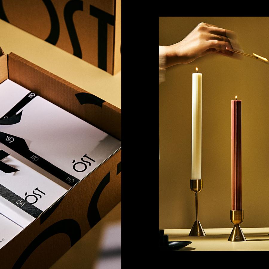 ÓST: Where Branding Turns Candles into Objects of Space and Sensation
