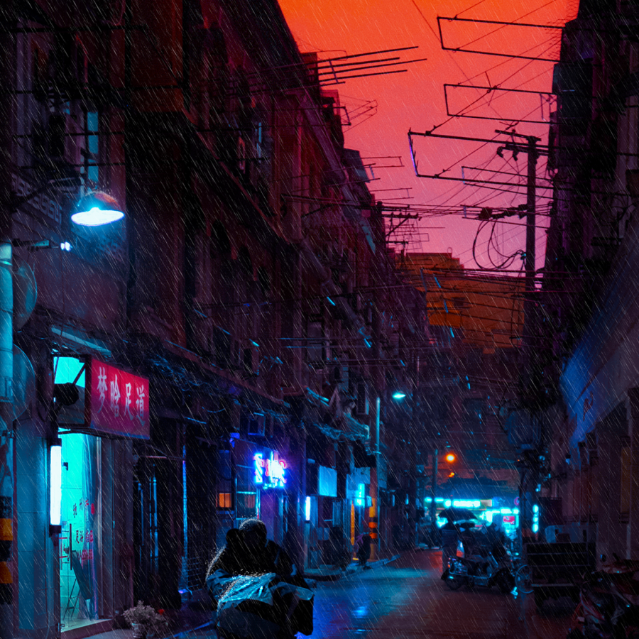 Dawn よあけ — Cyberpunk NFT Photography