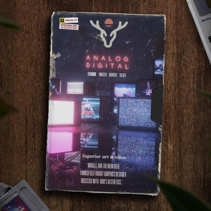 About Me - VHS cover design