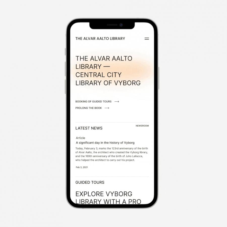 The Alvar Aalto Library Branding and UX