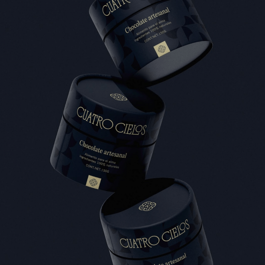 Sky-Inspired Packaging Design for Cuatro Cielos