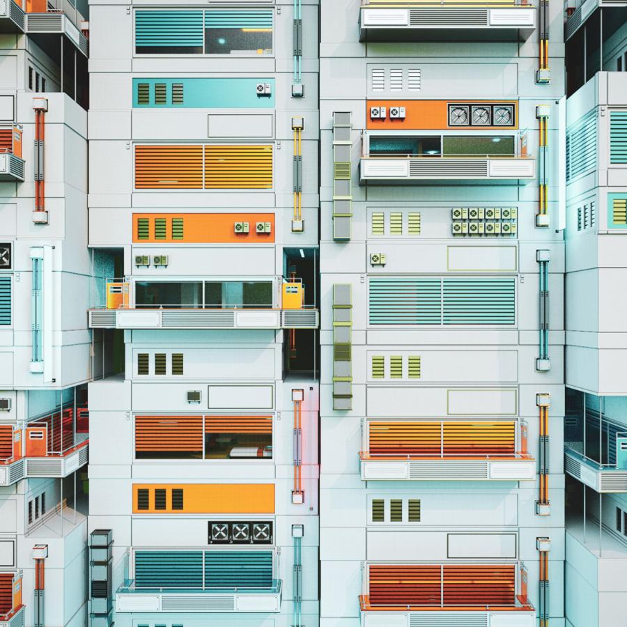 Day & Night Apartments Buildings Photography