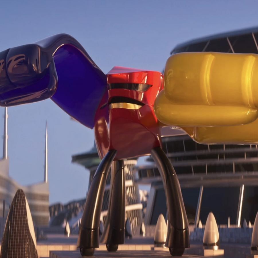 Fighting Fish - Motion Design Sculptural Visions