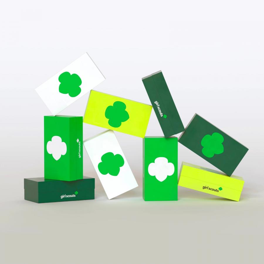 COLLINS reimagines Girl Scouts of the USA with new brand system, customized typeface