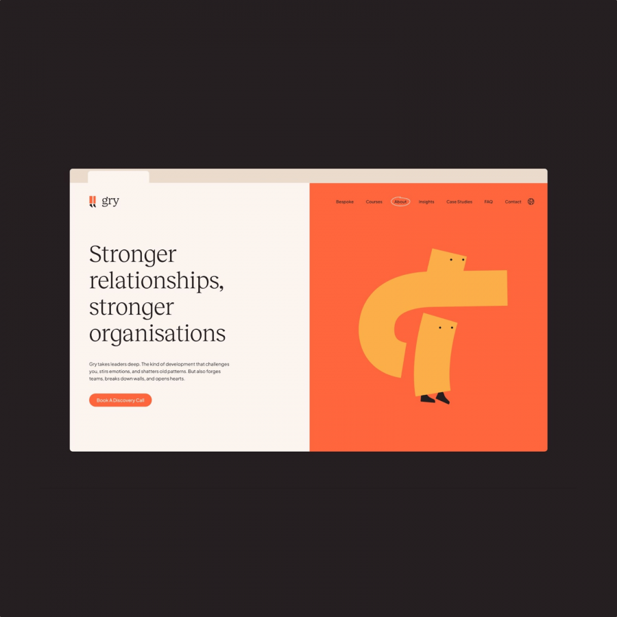 Humanizing Brand Identity Design for Gry Consultancy