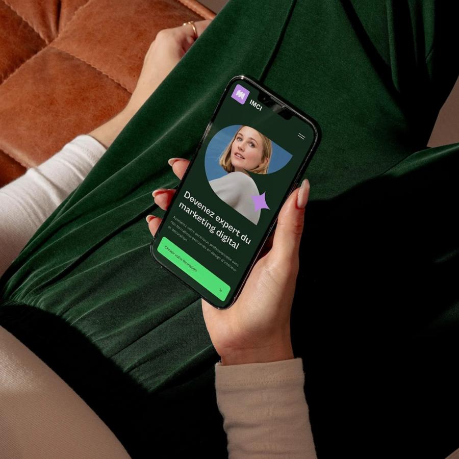 Crafting Digital Visual Identity: The IMCI Branding