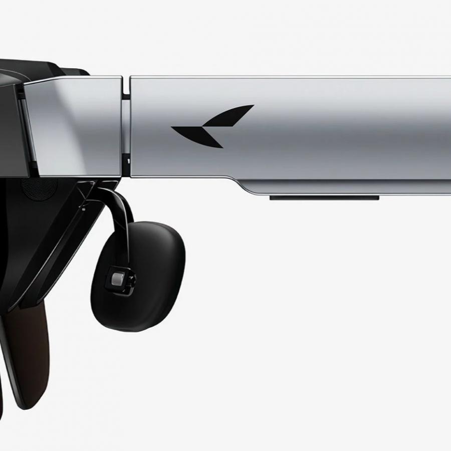 RayNeo brand identity geometric bird-in-flight logomark by Han Gao