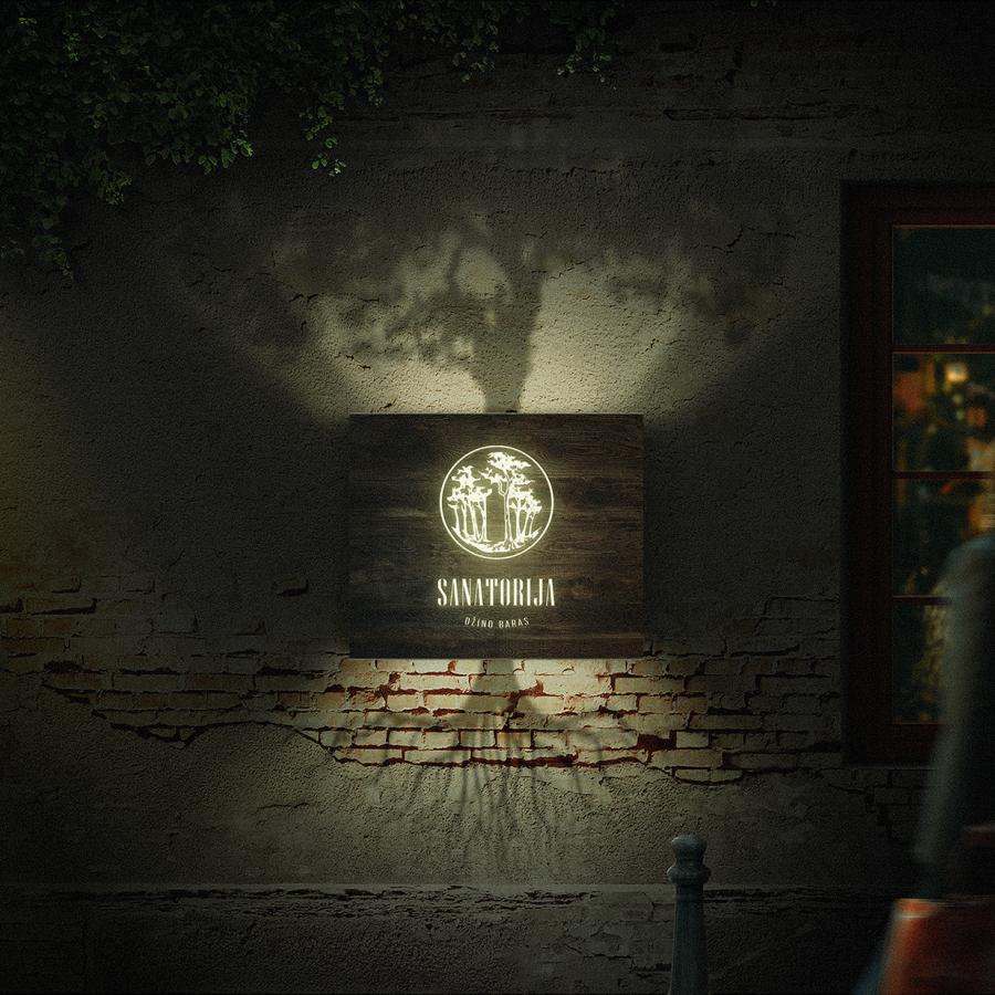 Sanatorija Gin Bar Branding and Visual Identity