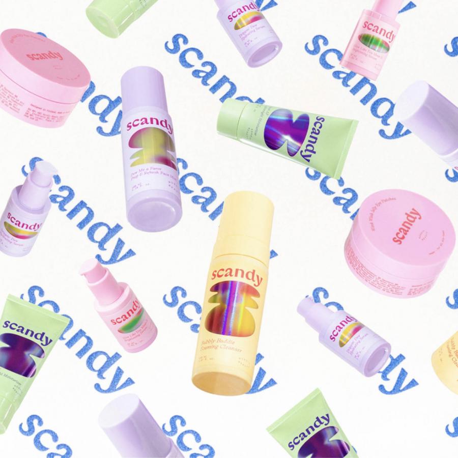 Sweet Scandy Skincare Branding and Packaging Design