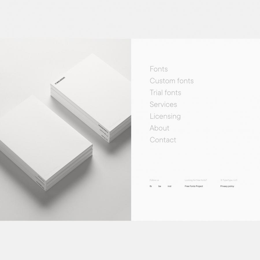 TypeType Website Redesign