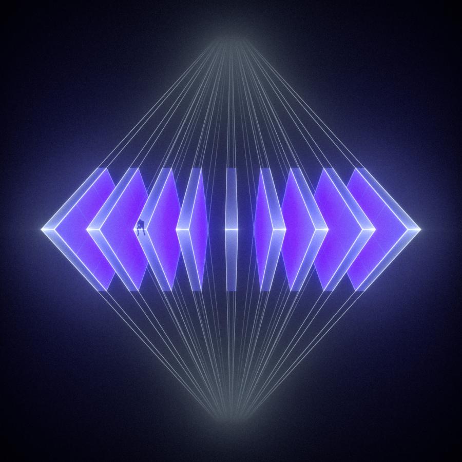 Ventures II - 3D  Lo-fi geometric scenes