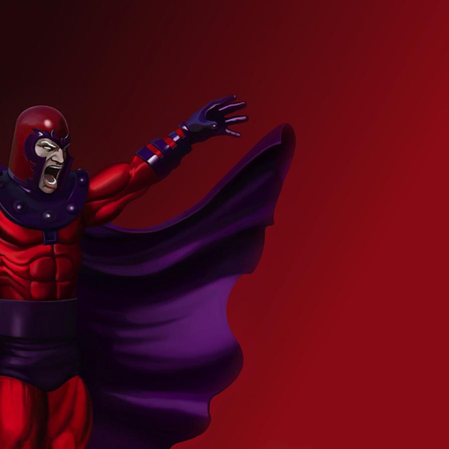 Awesome Magneto Digital Painting Case Study by Eric Vasquez