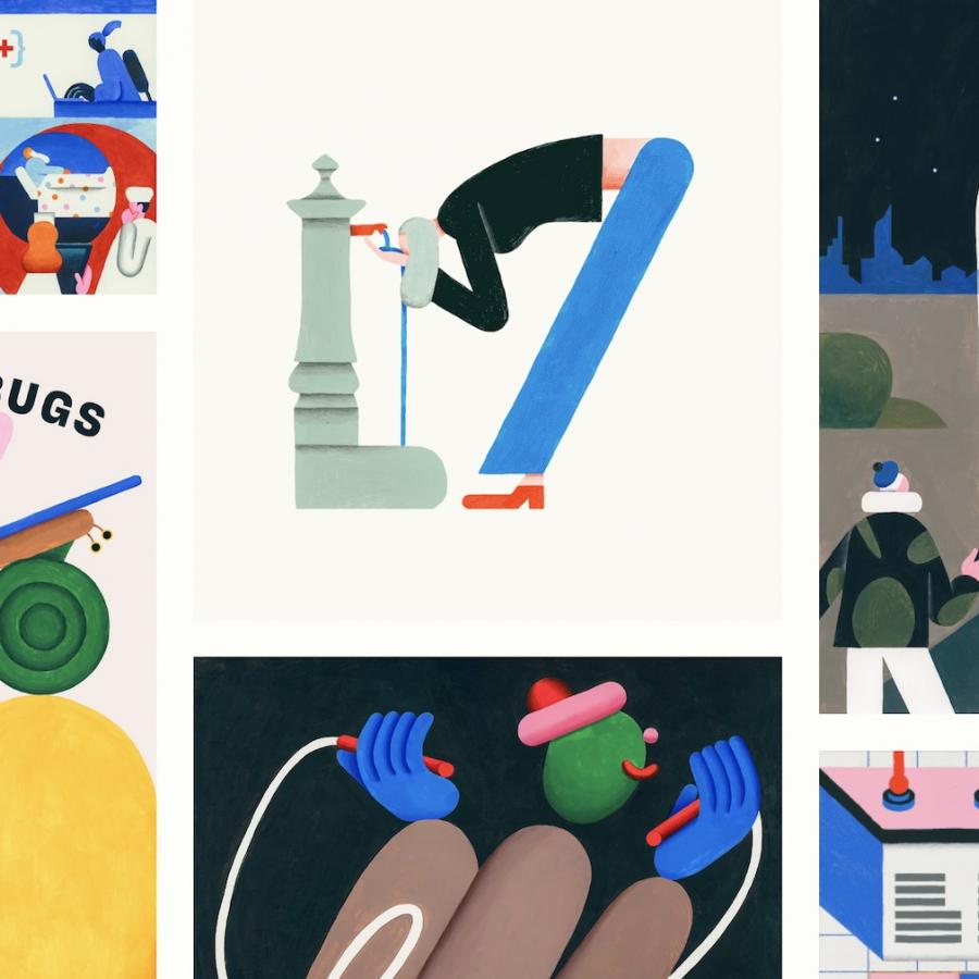 Monthly Portfolio Inspiration with Semplice - April 2019